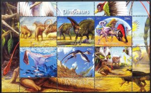 Malawi 2011 Dinosaurs (3) MNH** Cinderella !