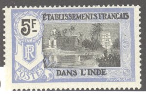 French India, Scott #48, MH