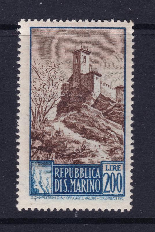 San Marino a MNH 200L from the 1949 series