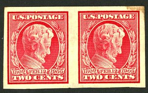 U.S. #368 MINT-VF PAIR OG HR