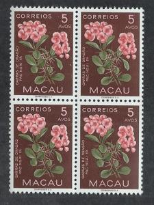 MACAO SC# 374 B/4 VF/NH 1953