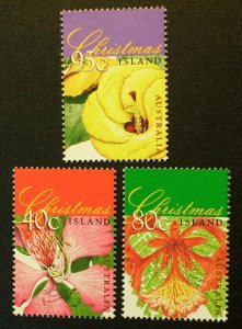 Christmas Island Scott #413-415 MNH