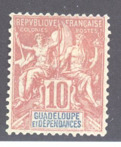 Guadeloupe, Scott #33, MH