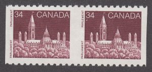 Canada #952ii Mint Imperf Pair