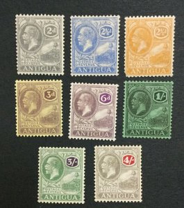 MOMEN: ANTIGUA SG # SCRIPT CA MINT OG H LOT #198624-6140