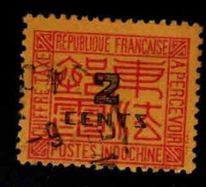 French Indo-China Scott J61 Used Postage due stamp
