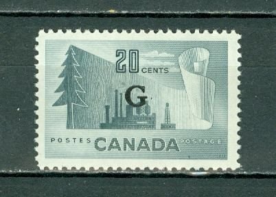 CANADA 1951 PAPER  G OVPT #O30  MNH...$6.00