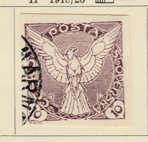 A5P64F21 Czechoslovakia Newspaper Stamp 1918-20 10h Used-