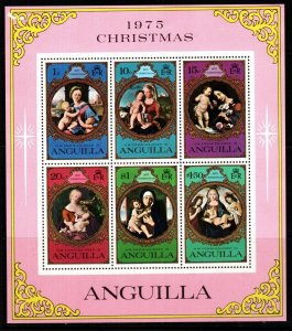 ANGUILLA SGMS222 1975 CHRISTMAS MNH