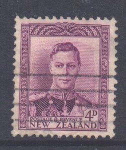 New Zealand Scott 260 - SG681, 1947 George VI 4d used