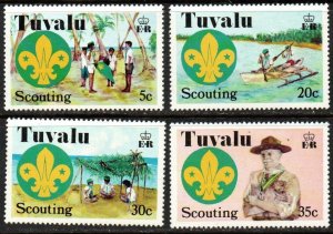 Tuvalu Sc #50-53 Mint Hinged