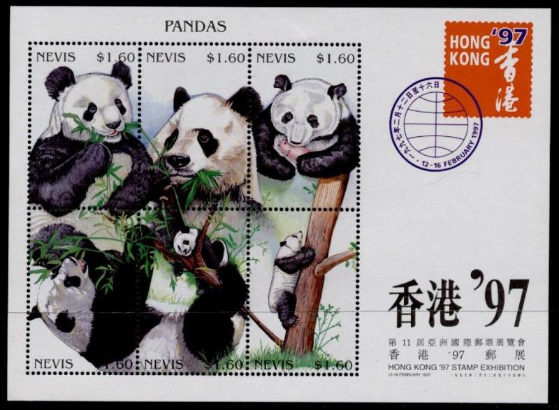 Nevis 995 MNH Panda's