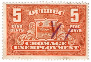 (I.B) Canada Revenue : Quebec Unemployment Tax 5c