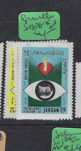 JORDAN  (PP3101BB)   BRAILLE     SG  1306-8    MNH