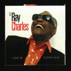 2013 46c Ray Charles, Music Artist, Imperforate Scott 4807a Mint F/VF NH