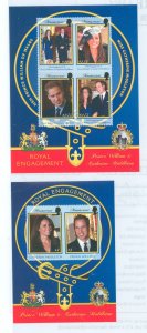 Montserrat #1263-1264 Mint (NH) Souvenir Sheet