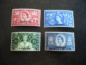 Stamps - Tangier - Scott# 579-582 - Mint Hinged Set of 4 Stamps