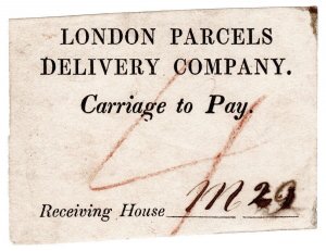 (I.B) Cinderella Collection : London Parcels Delivery Company (1895)