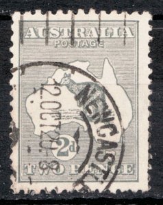 1915 Australia #45 - Two Pence - Kangaroo stamp, CDS cancel, Used Cv$10.50