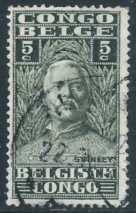 Belgian Congo, Sc #115, 5c Used