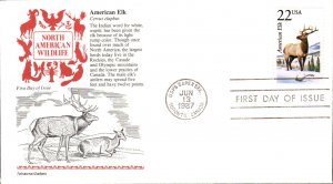 #2328 American Elk Aristocrat FDC