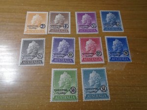 Chrismas Island  #  1-8  MNH