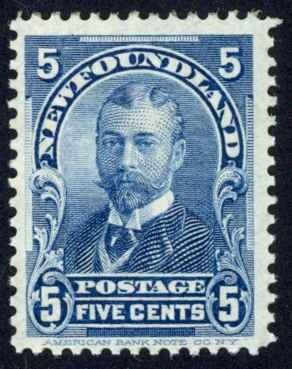 Canada Newfoundland Sc# 85 MNH 1899 5c blue Duke of York