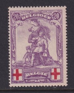 Belgium, Scott B30, MHR (crease)