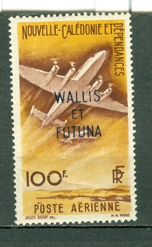 WALLIS AND FUTUNA 1948 AIR   #C9 MNH PAPER FOLD