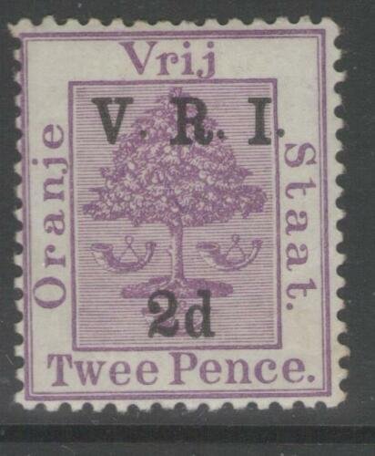 ORANGE FREE STATE SG125 1900 2d on 2d BRIGHT MAUVE MTD MINT 