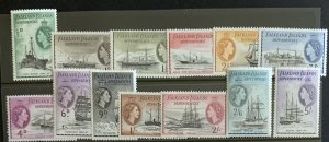 FALKLAND ISLANDS DEP. 1954 DEFINITIVE  SET TO 5/- SG26-38 MM/UM