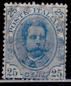 Italy, 1893, King Umberto I, 25c, used