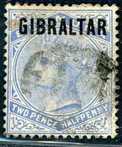 Gibraltar 1886 2½d SG 4 Used (003247)