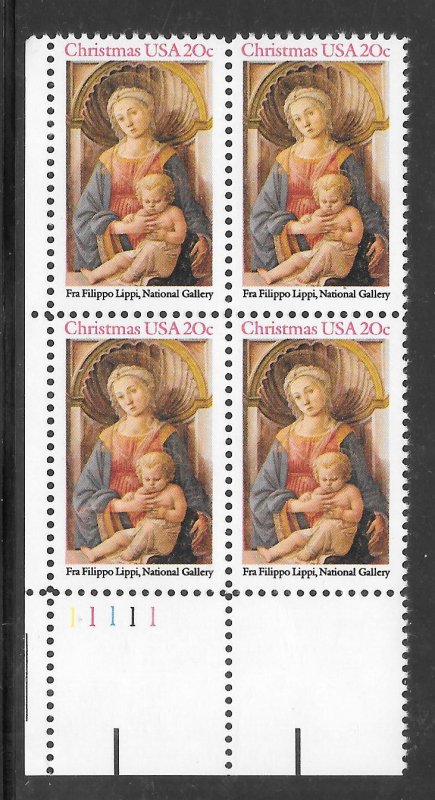 #2107 MNH Plate Block