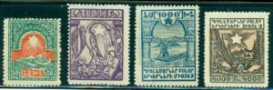 Armenia #300, 303, 304, 307 Mint LH  Scott $4.10