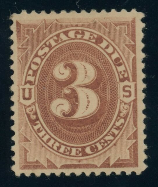 US Stamp #J3 Postage Due 3c - PSE Cert - MLH - Horizontal Thin - CV $100.00