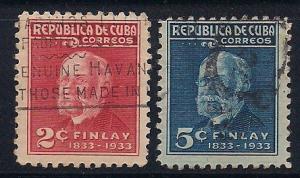 Cuba Sc. #319 / 320 Dr. Carlos J. Finlay Used L15