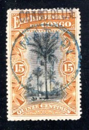 Belgian Congo #33a VF  Used,  CV $5.00   .....   0570030