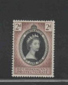 GAMBIA #152 1953 CORONATION ISSUE MINT VF LH O.G