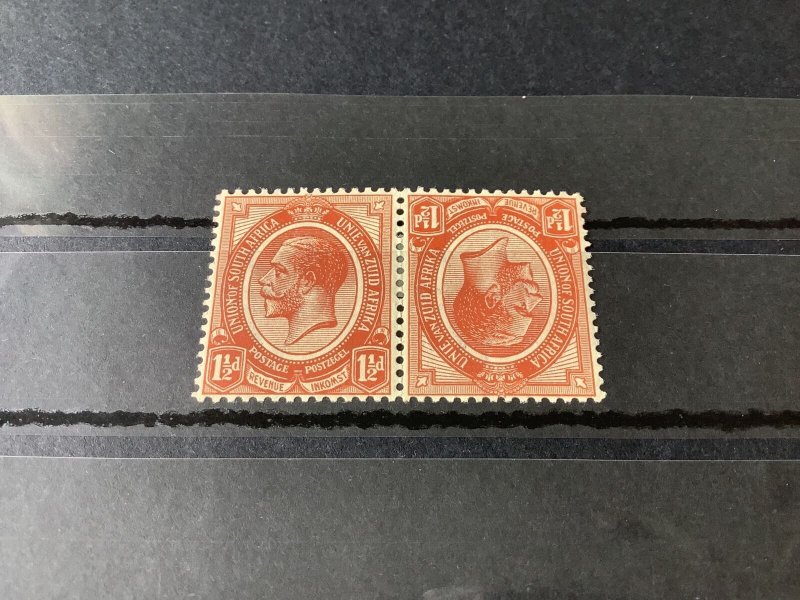 South Africa 1913 tête beche  mounted mint stamps  Ref 57136