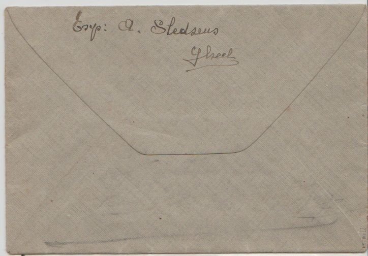 Small censored cover to Brussels