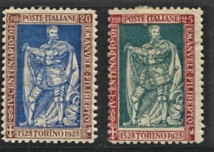 STAMP STATION PERTH-Italy #201-202 Philibert MVLH