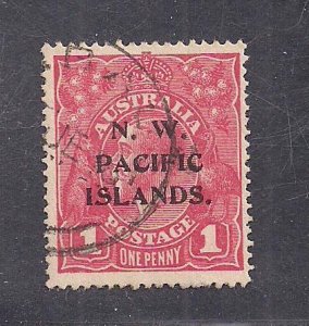 NORTHWEST PACIFIC ISLANDS SC#12a  FVF/U  TYPE B OVERPRINT