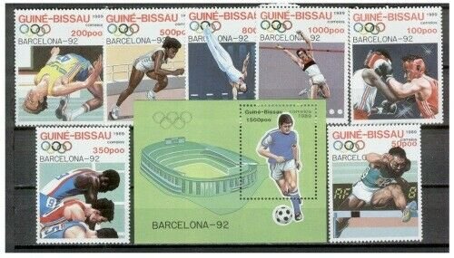 Guinea-Bissau - '92 Summer Olympics On Stamps 849-56