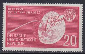 German Dem Rep # 454, Lunik 2, NH, 1/2 Cat