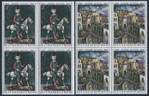 Luxembourg 477-478 blocks/4,MNH.Michel 790-791. Painting by Joseph Kutter,1969.