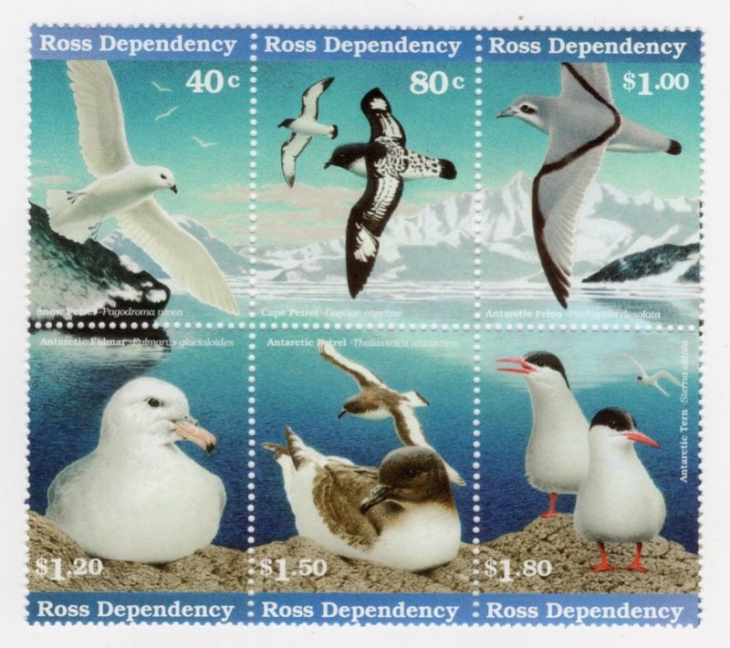 Ross Dependency 1997 Antarctic Bird Set - OG MNH - SC# L48A  (ref# 10805)