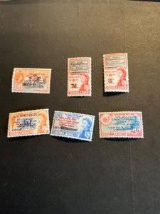 Stamps Sierra Leone Scott #C8-13 never hinged