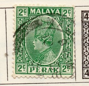 Perak 1935 Early Issue Fine Used 2c. 269171