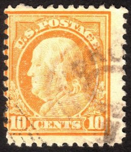 1917, US 10c, Franklin, Used, Sc 510